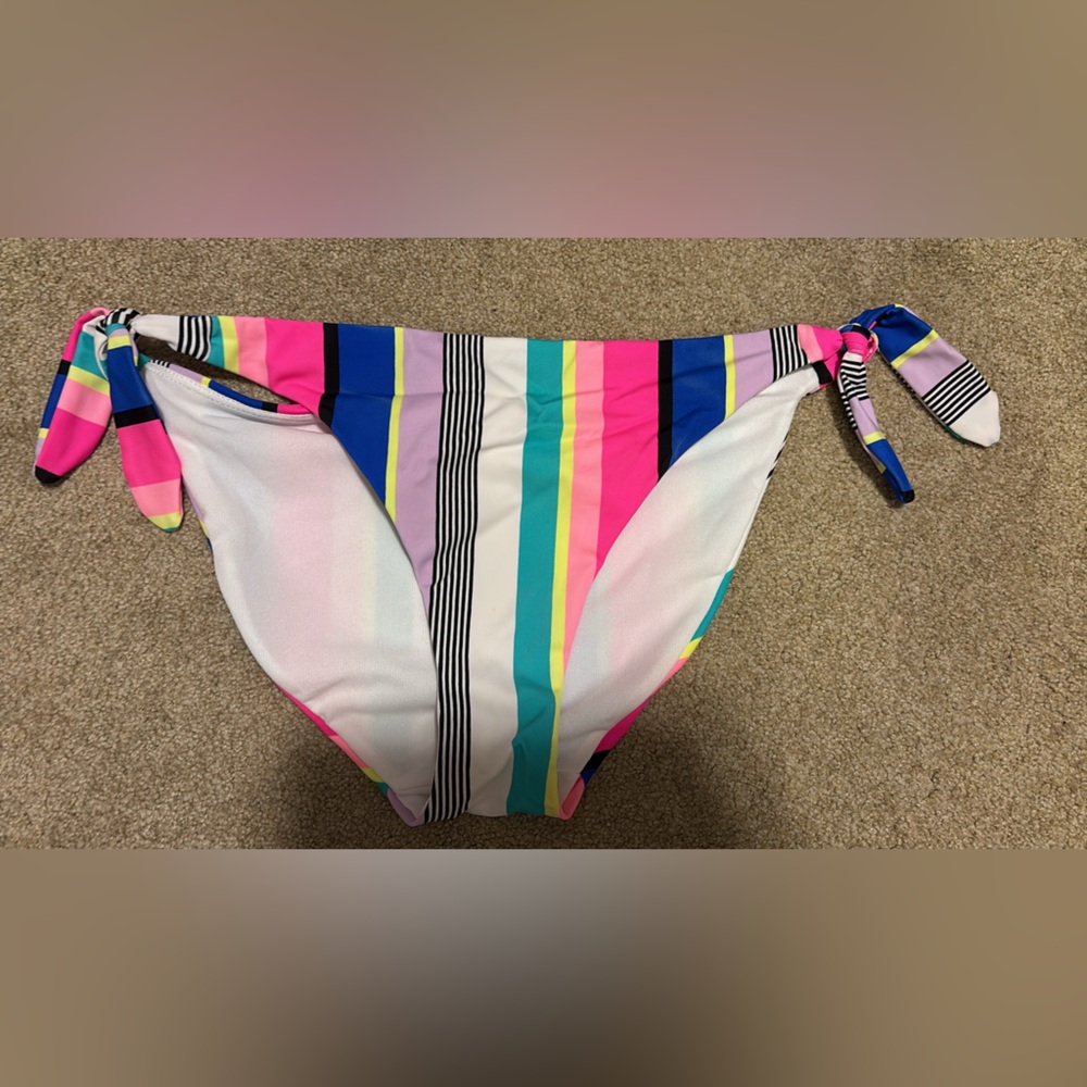 Colorful Striped Two-Piece Bikini